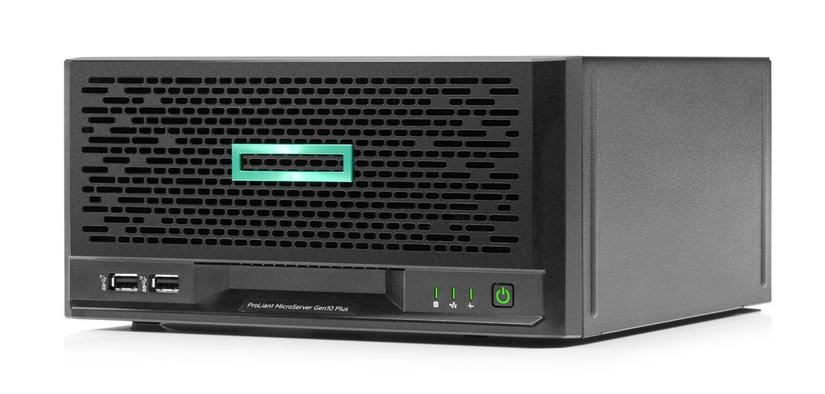 Сервер HPE MicroServer Gen10 Plus - Front-Left